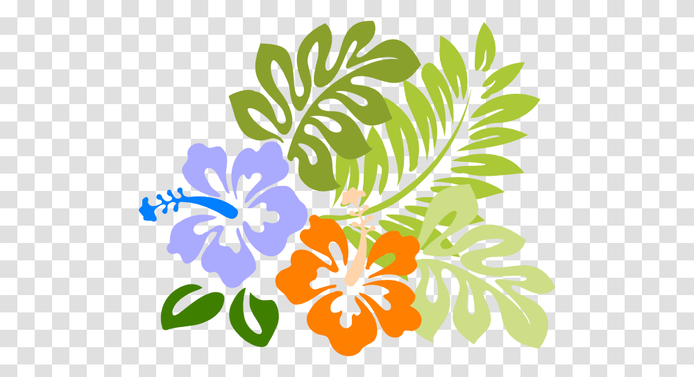 Tropical Free Hawaiian Clip Art Hawaiian Flower Hawaiian Luau, Floral Design, Pattern, Plant Transparent Png