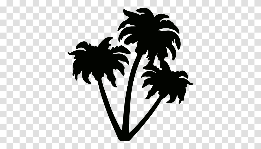 Tropical Icon, Stencil, Silhouette Transparent Png