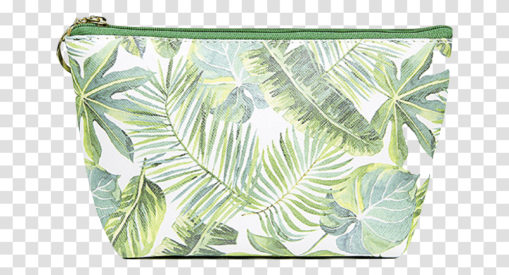 Tropical Leaf Pouch Cosmetic Bag Jungle, Vegetation, Plant, Rug, Rainforest Transparent Png
