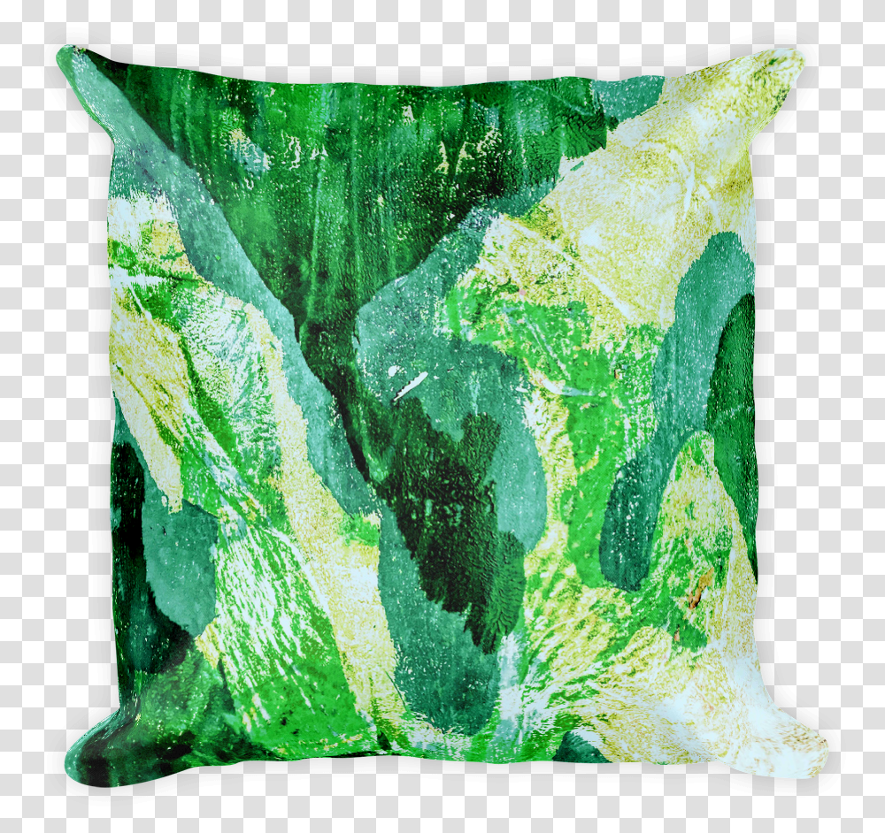 Tropical Leaves Pillow, Mineral, Crystal, Gemstone, Jewelry Transparent Png