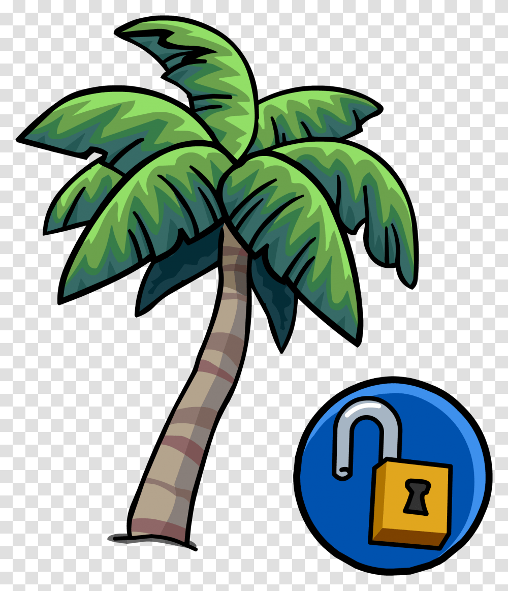 Tropical Palm Unlockable Icon Club Penguin Tree, Plant, Palm Tree, Arecaceae Transparent Png