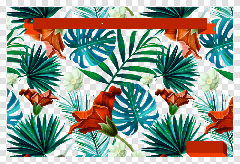 Tropical Pattern Tropical Pattern Free Transparent Png