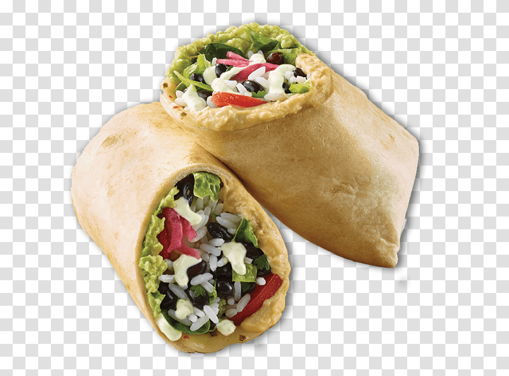 Tropical Smoothie Baja Chicken Wrap, Burrito, Food, Hot Dog, Bread Transparent Png