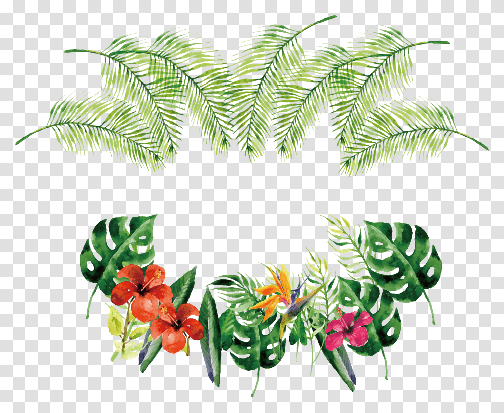 Tropical Vector Tropical Plants, Floral Design, Pattern Transparent Png