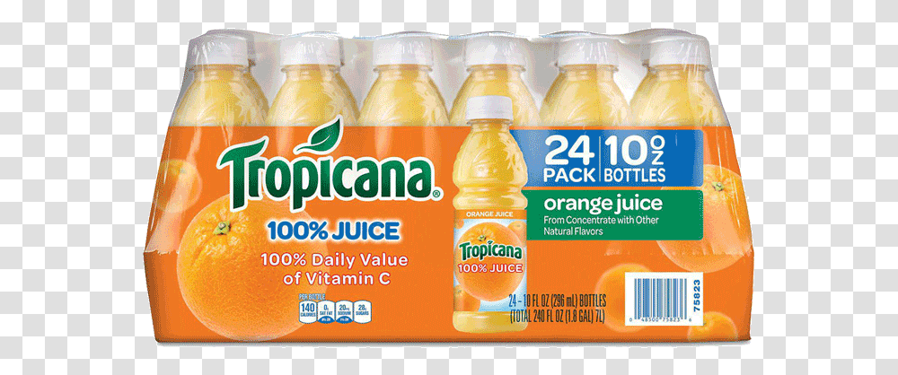 Tropicana 100 Orange Juice, Beverage, Drink, Beer, Alcohol Transparent Png