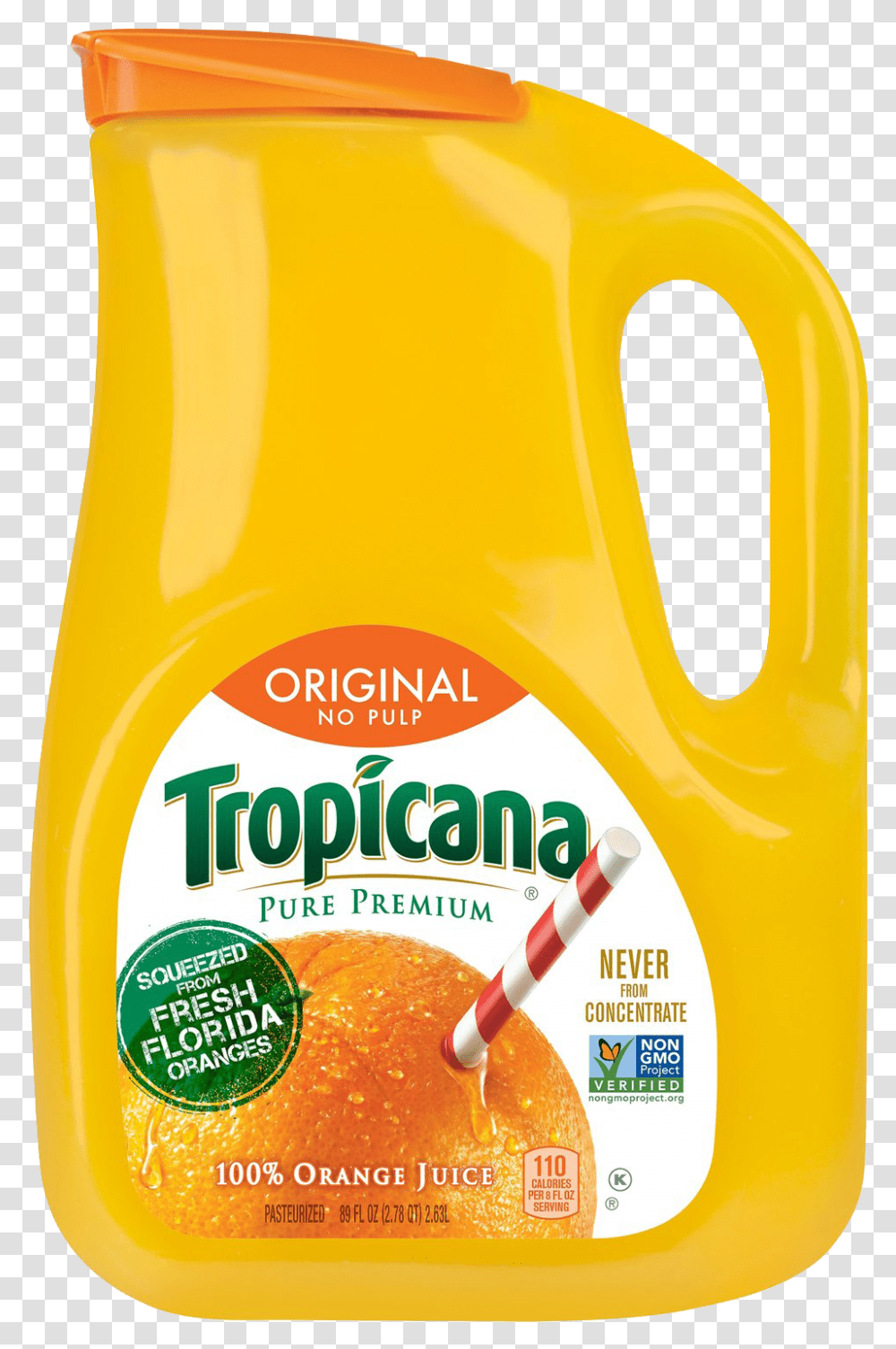 Tropicana Juice No Background Orange Juice Plastic Containers, Beverage, Drink Transparent Png