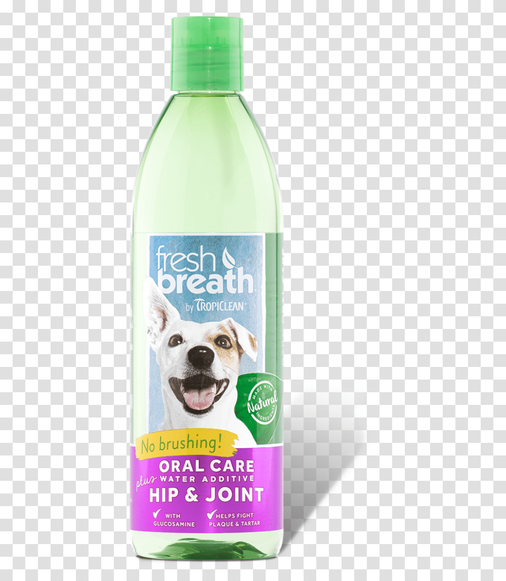Tropiclean Fresh Breath Plus, Bottle, Beverage, Drink, Dog Transparent Png