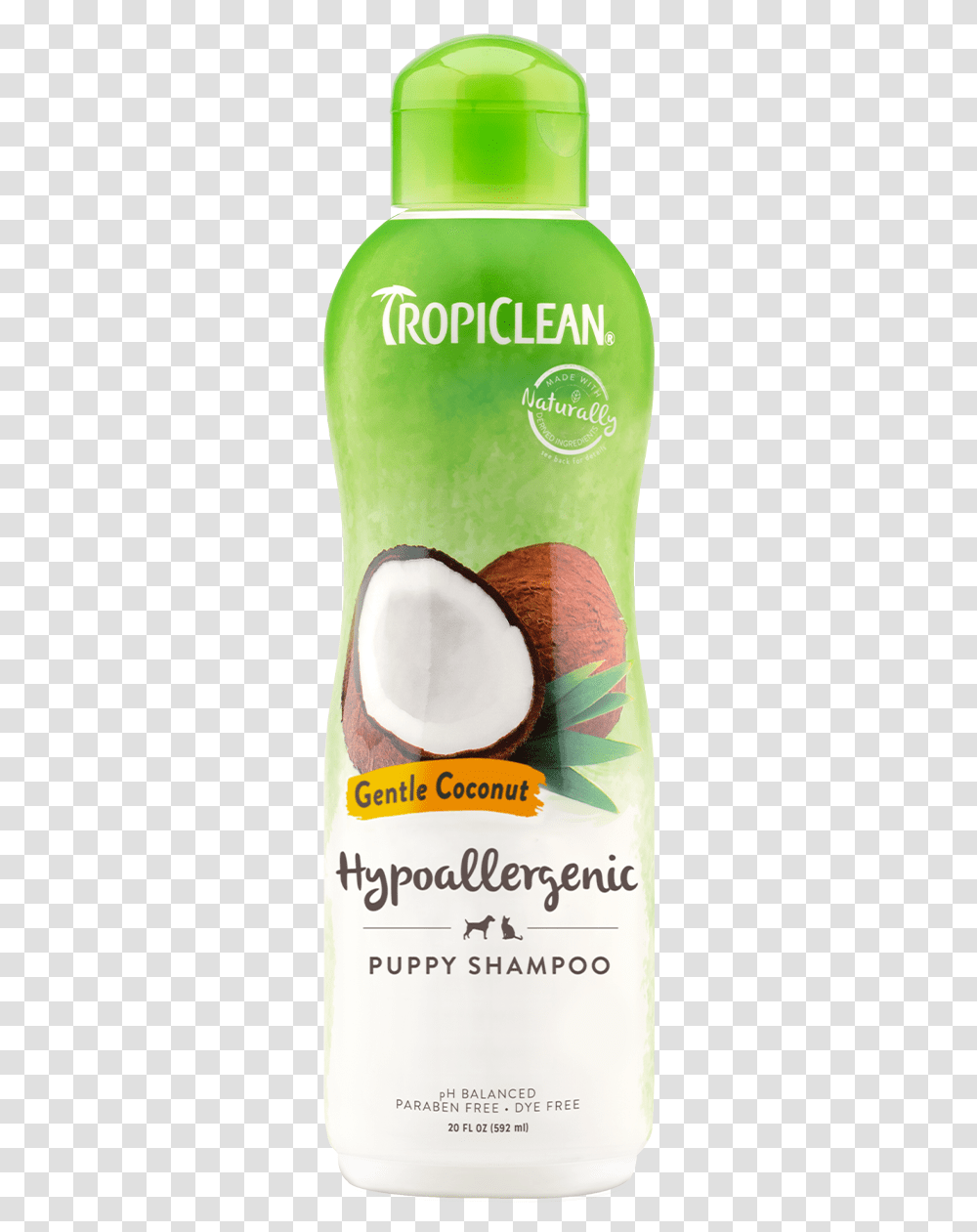 Tropiclean Gentle Coconut Hypoallergenic Shampoo For Tropiclean Shampoo, Plant, Vegetable, Food, Fruit Transparent Png