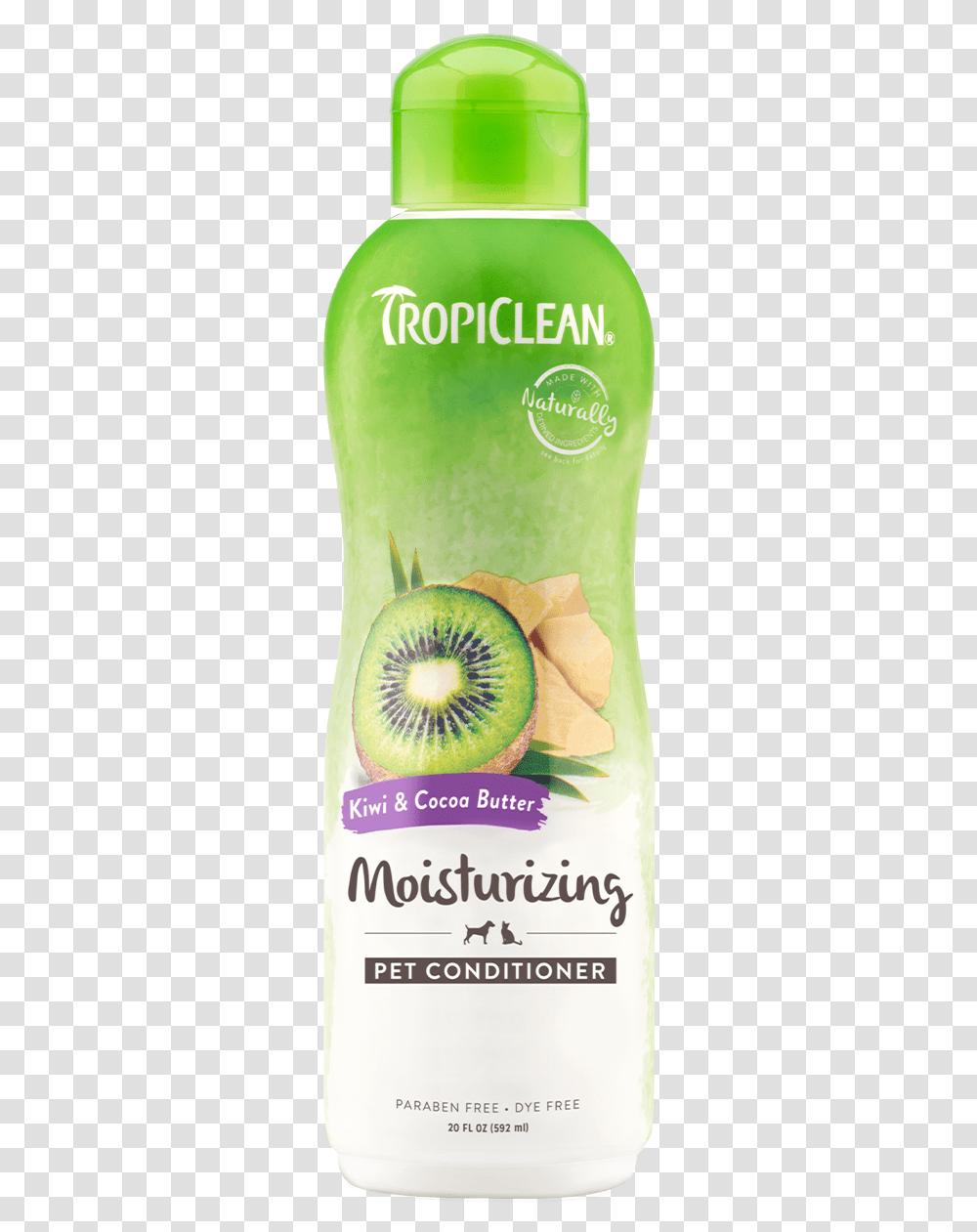 Tropiclean Kiwi And Cocoa Butter Moisturizing Conditioner Tropiclean Dog Shampoo, Plant, Fruit, Food Transparent Png