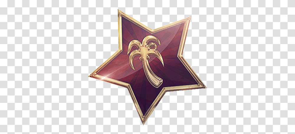 Tropico Star Gif Decorative, Symbol, Star Symbol, Cross, Emblem Transparent Png