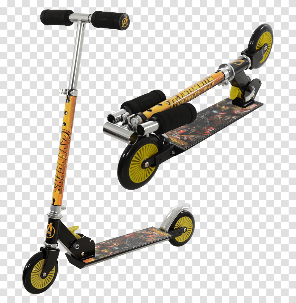 Trottinette Avengers Infinity War, Scooter, Vehicle, Transportation, Lawn Mower Transparent Png