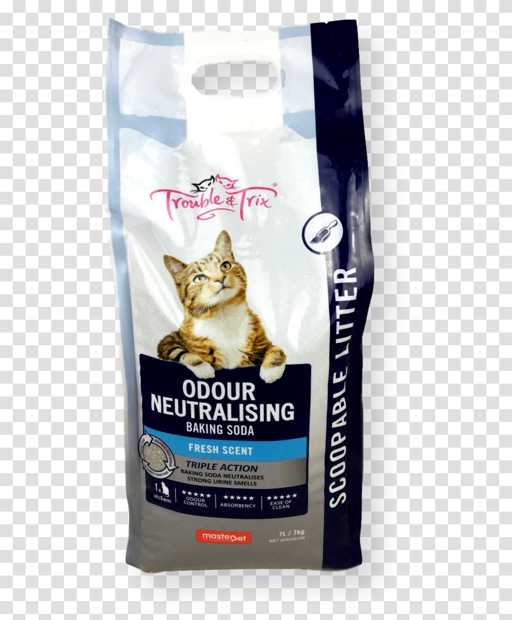 Trouble Amp Trix Baking Soda Cat Litter, Animal, Powder, Food, Flour Transparent Png