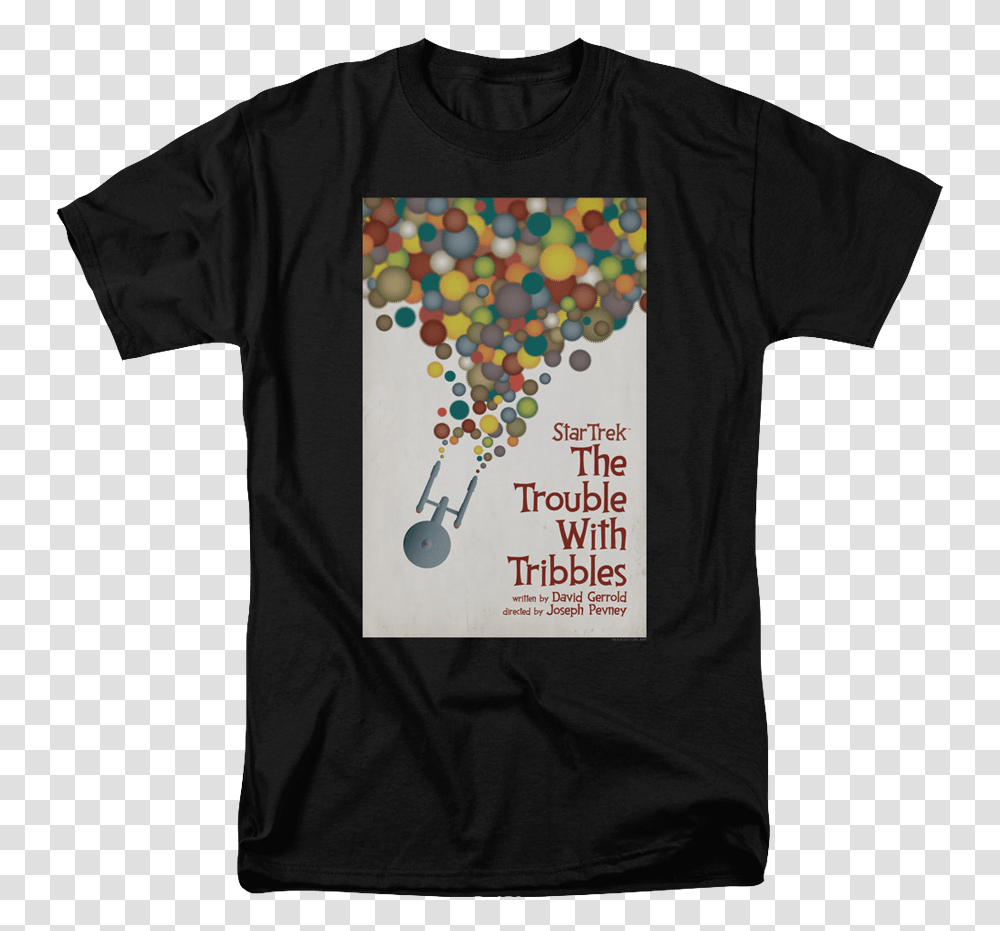 Trouble With Tribbles Star Trek T Shirt Star Trek Episoden Poster, Apparel, T-Shirt Transparent Png