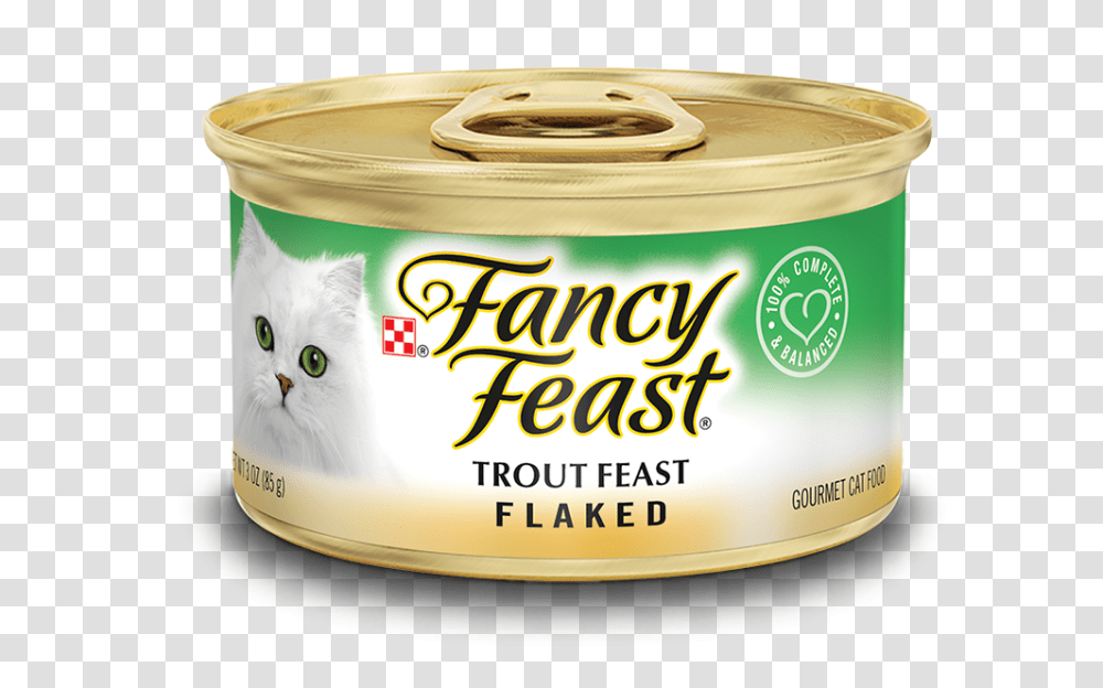 Trout Gourmet Wet Cat Food Flaked Fancy, Tin, Can, Canned Goods, Aluminium Transparent Png