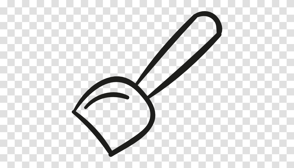 Trowel Scoop Shovels Digg Spade Digging Icon, Scissors, Blade, Weapon, Weaponry Transparent Png