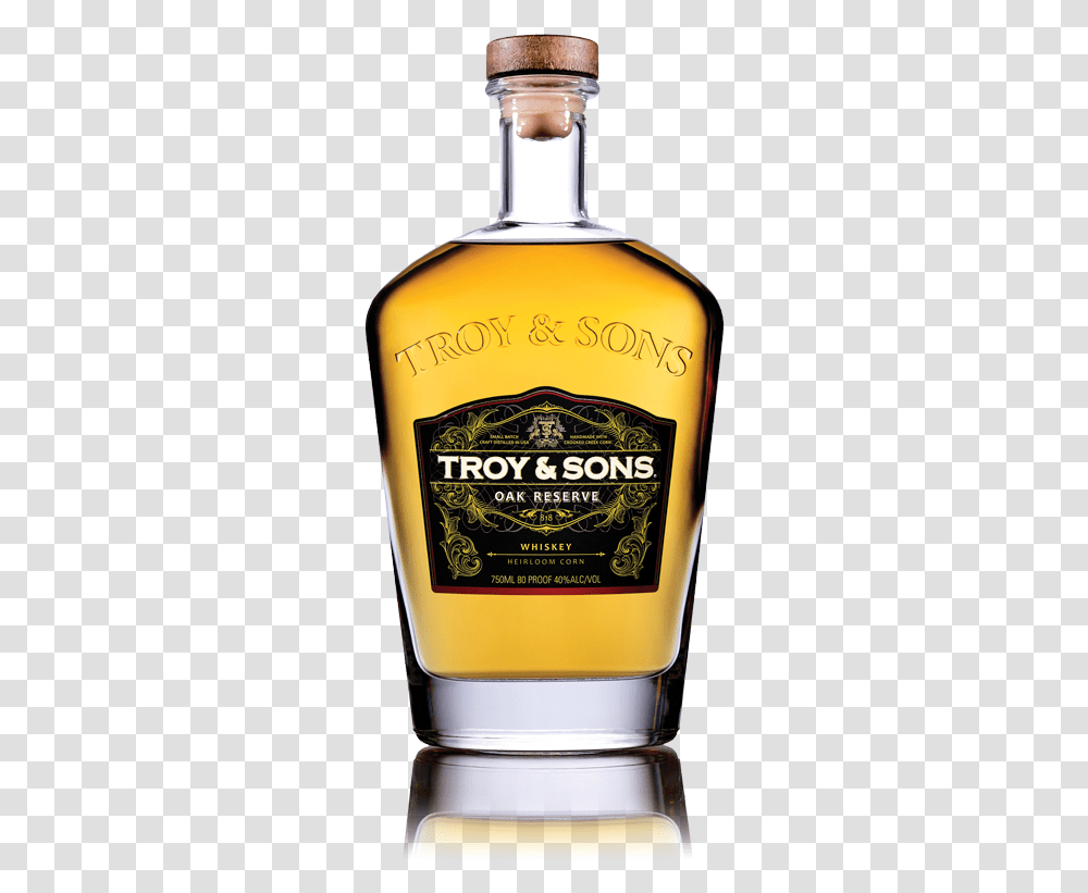 Troy And Sons Oak Reserve Troy Amp Sons Whisky, Liquor, Alcohol, Beverage, Drink Transparent Png