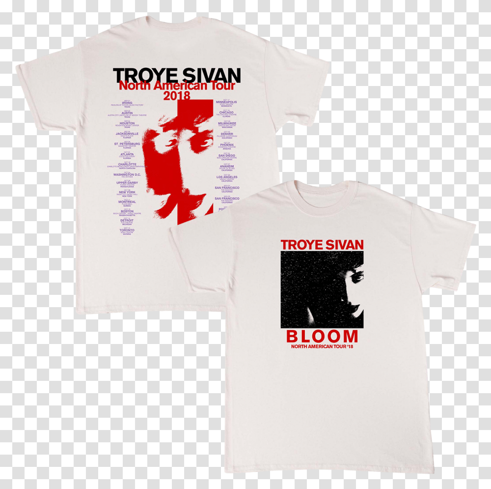 Troye Sivan World Tour Shirt, Apparel, T-Shirt Transparent Png