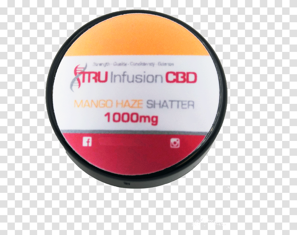 Tru Infusion Cbd Shatter Mango Haze Circle, Label, Word, Sticker Transparent Png