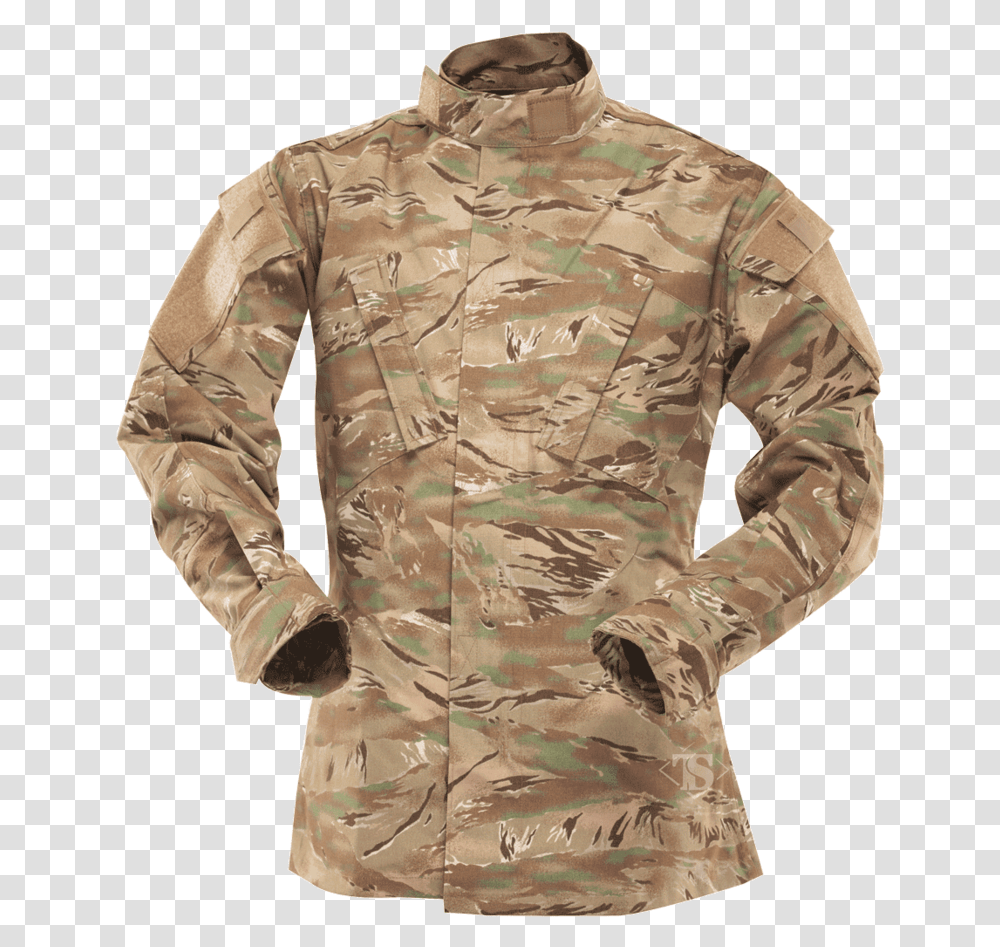 Tru Shirt All Terrain Tiger Stripe All Terrain Tiger Stripe, Military Uniform, Long Sleeve, Apparel Transparent Png
