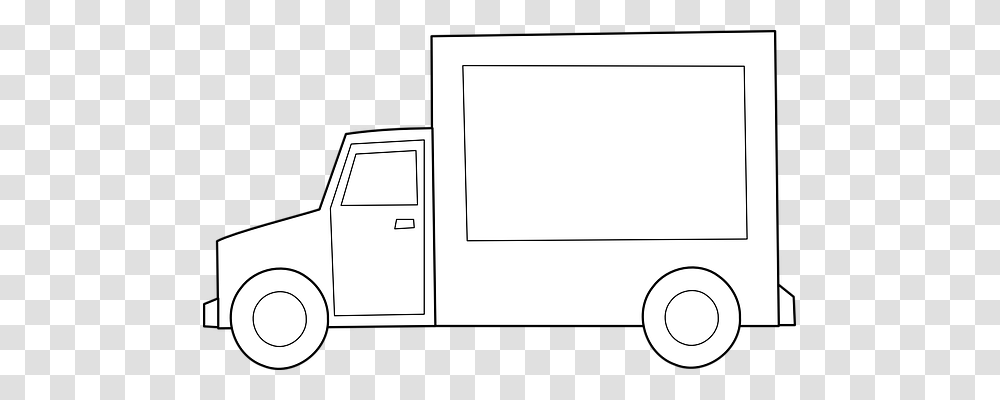 Truck Van, Vehicle, Transportation, Caravan Transparent Png