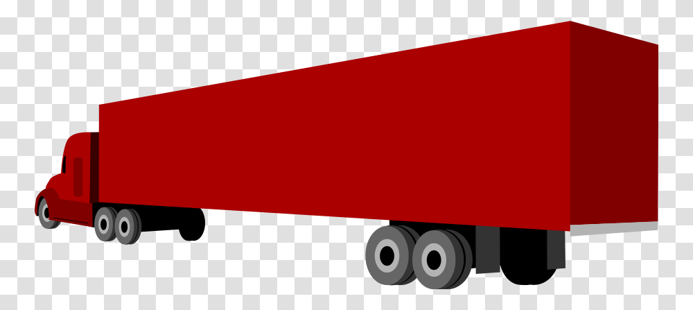 Truck And Trailer Clip Arts For Web, Vehicle, Transportation, Team Sport, Sports Transparent Png