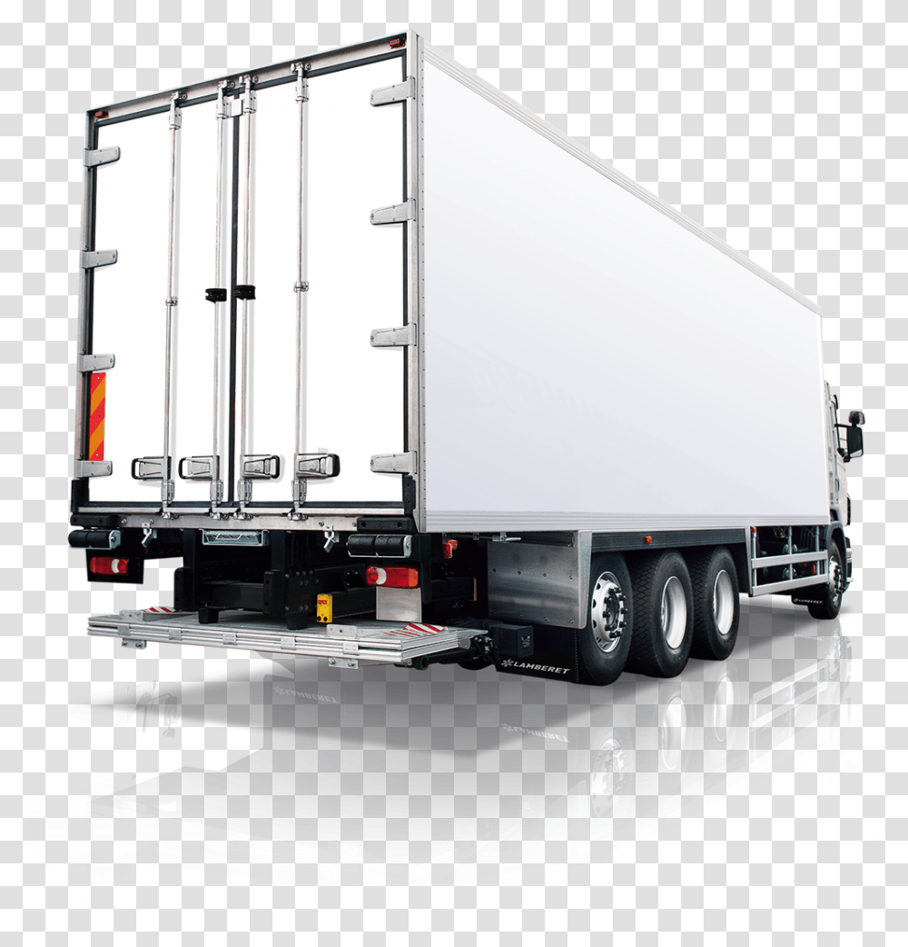 Truck Back, Vehicle, Transportation, Trailer Truck Transparent Png