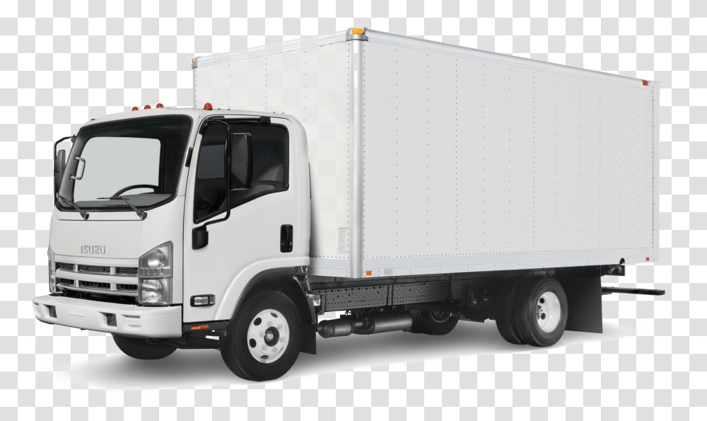 Truck Background Box Truck Ladder Rack, Transportation, Vehicle, Moving Van, Trailer Truck Transparent Png