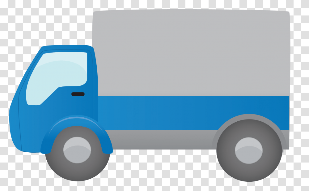 Truck Clip Art Images Black, Vehicle, Transportation, Moving Van Transparent Png