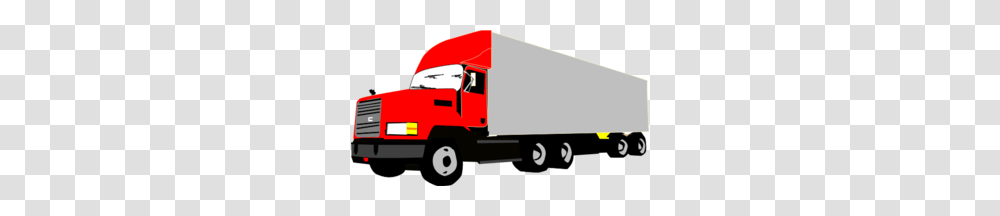 Truck Clip Art, Trailer Truck, Vehicle, Transportation, Moving Van Transparent Png