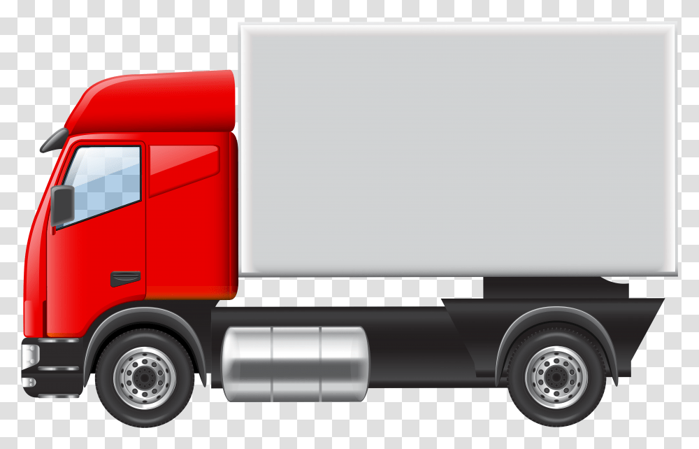 Truck Clip Art Truck, Trailer Truck, Vehicle, Transportation, Bumper Transparent Png