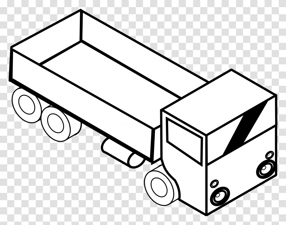 Truck Clipart Black And White Fire Service Line Art, Transportation, Stencil, Vehicle, Toy Transparent Png