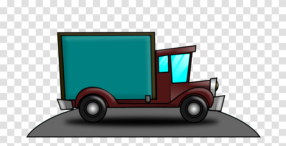 Truck Clipart Cargo Truck, Vehicle, Transportation, Van, Moving Van Transparent Png
