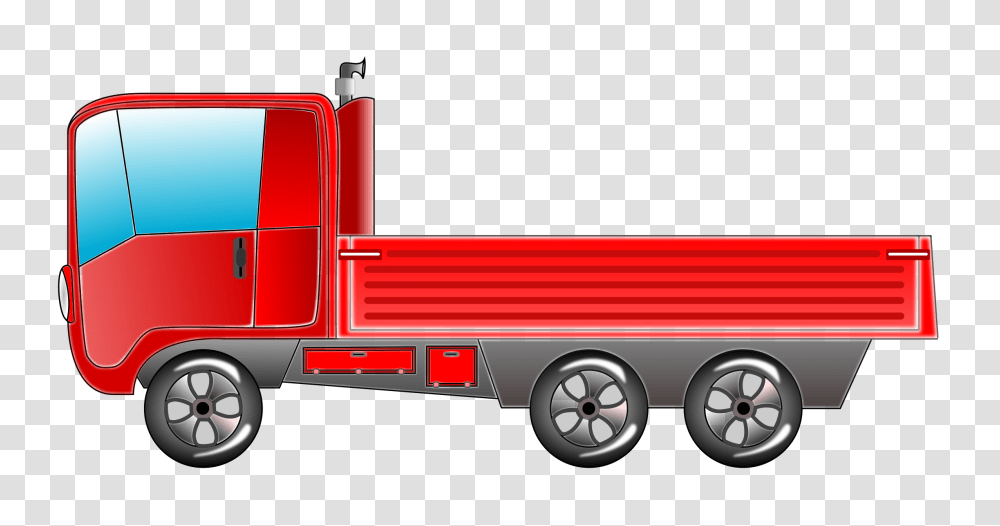 Truck Clipart Long Truck, Vehicle, Transportation, Trailer Truck, Fire Truck Transparent Png