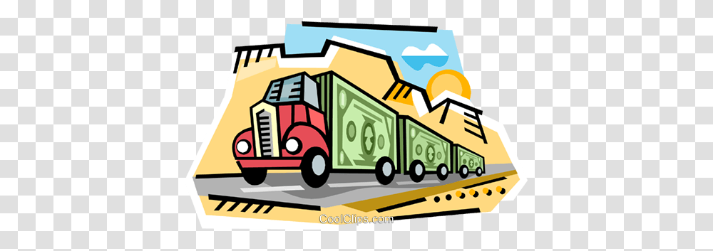 Truck Clipart Money, Transportation, Vehicle, Fire Truck Transparent Png