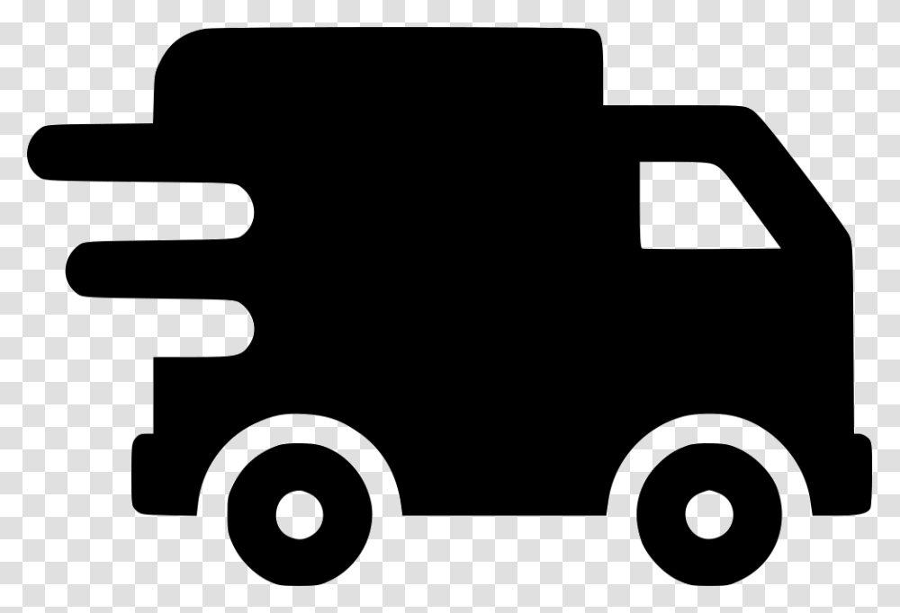 Truck Fast Delivery Speed Icon Free Download, Lawn Mower, Silhouette Transparent Png