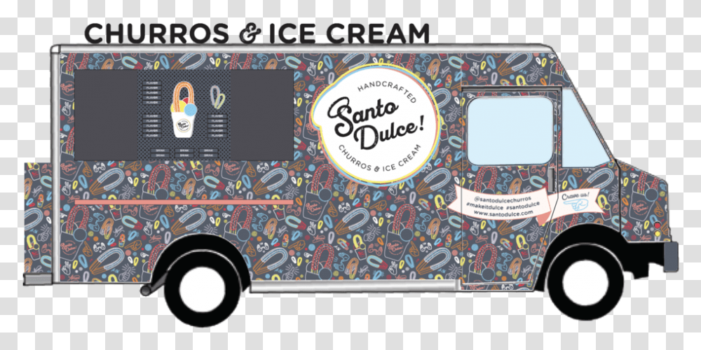 Truck Food Truck Cartoon Design, Vehicle, Transportation, Van Transparent Png