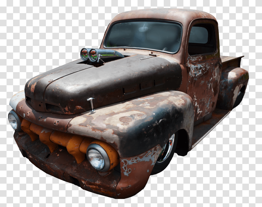 Truck Front View Old Pickup Truck Transparent Png