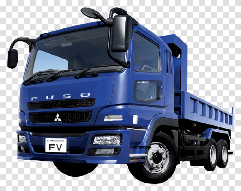 Truck Fuso, Vehicle, Transportation, Person, Human Transparent Png