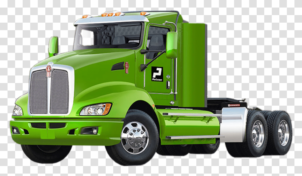 Truck Green Tuning Truck, Vehicle, Transportation, Trailer Truck, Fire Truck Transparent Png