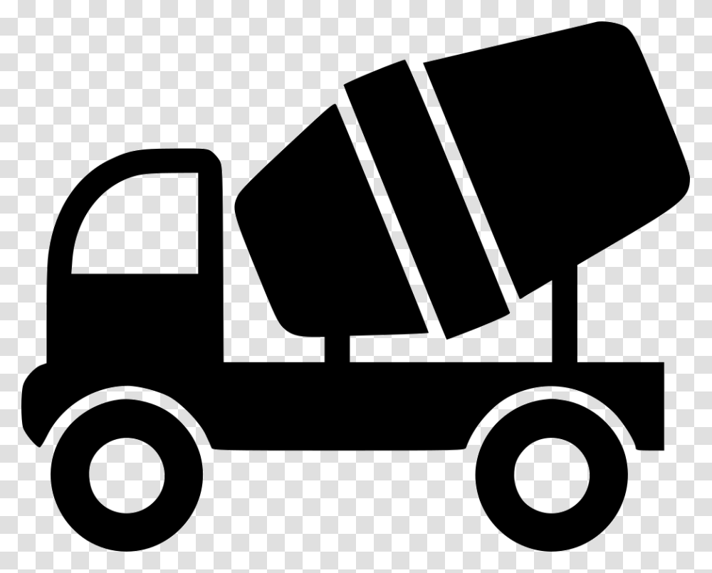 Truck Icon Cement Mixer Icon, Vehicle, Transportation, Lawn Mower, Tool Transparent Png