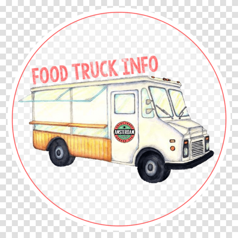 Truck Logo Amsterdam Food Truck Auburn, Van, Vehicle, Transportation, Moving Van Transparent Png