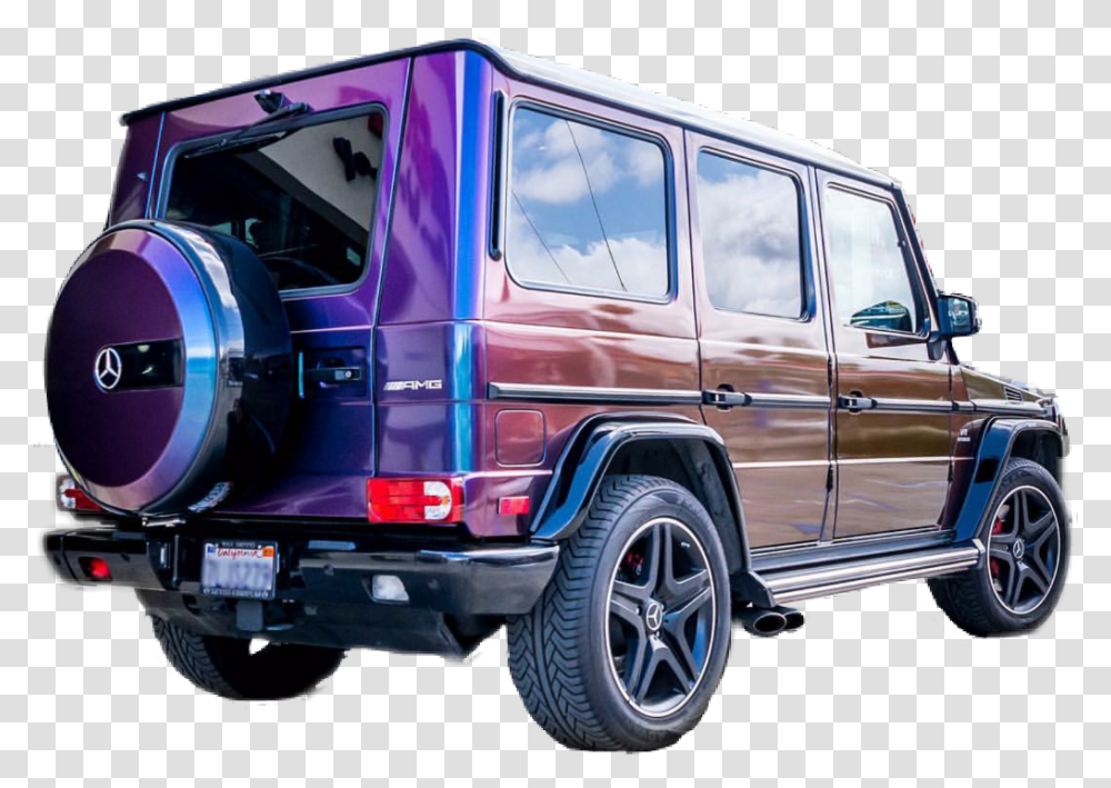 Truck Mercedes Gwagon Chameleon G Wagon Cool Colors, Vehicle, Transportation, Spoke, Machine Transparent Png