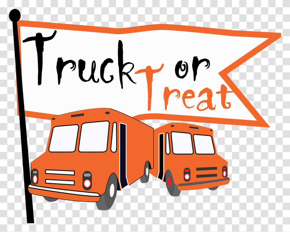 Truck Or Treat, Bus, Vehicle, Transportation, Van Transparent Png