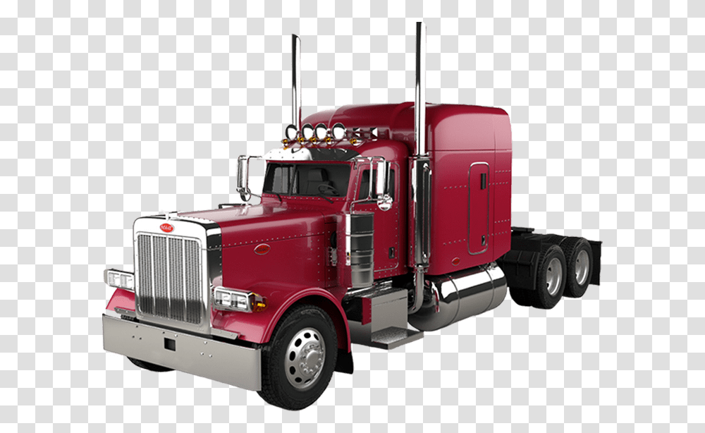Truck Peterbilt, Fire Truck, Vehicle, Transportation, Trailer Truck Transparent Png