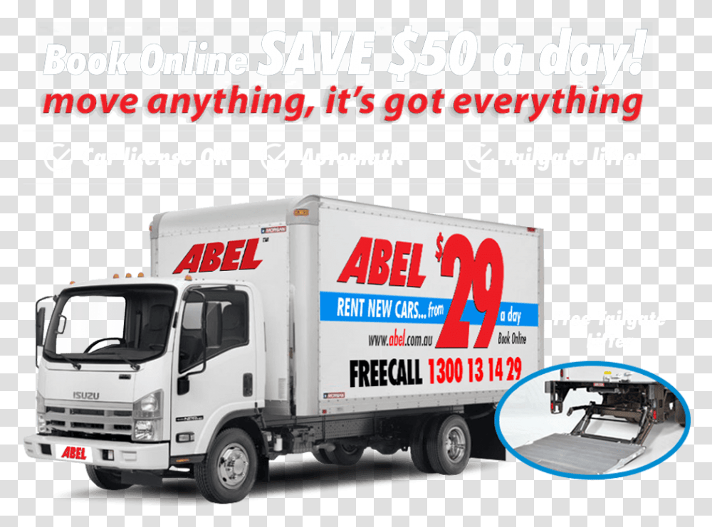 Truck Rent, Vehicle, Transportation, Moving Van Transparent Png