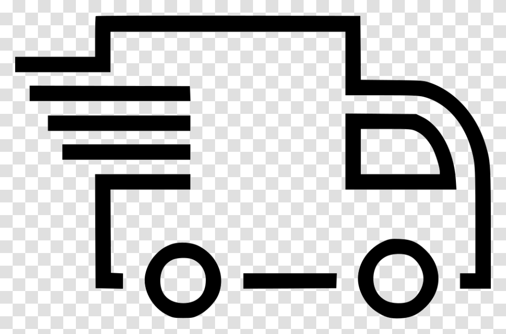 Truck Shipping Fast Icon Fast Truck, Cross, Label Transparent Png