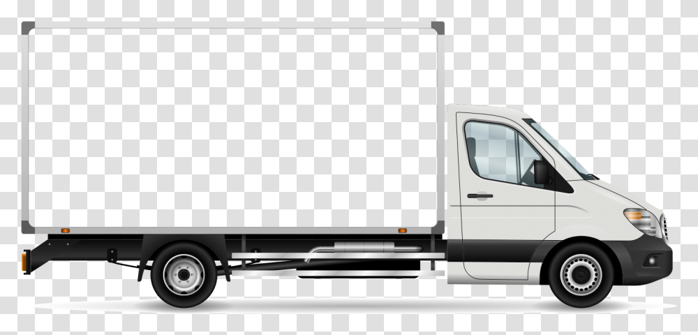 Truck Side, Vehicle, Transportation, Van, Monitor Transparent Png