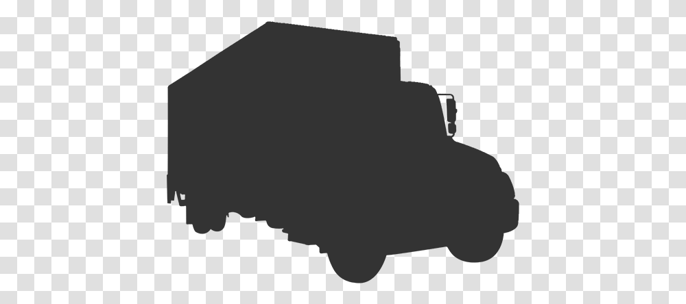 Truck, Silhouette Transparent Png