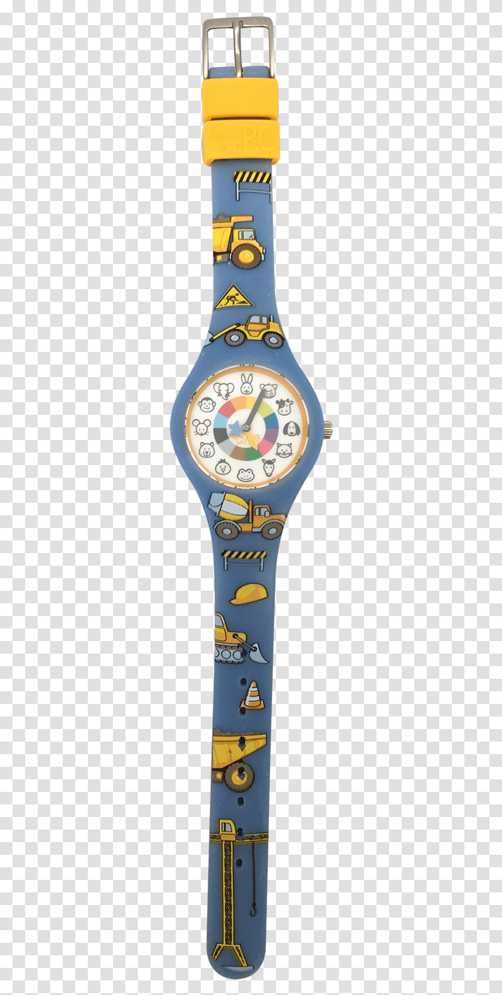 Truck Silicone Preschool Watch Flat Analog Watch, Wristwatch, Analog Clock, Scissors, Blade Transparent Png