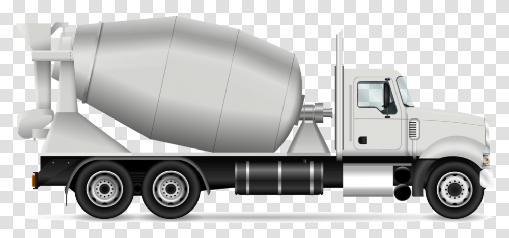 Truck Tipper Side View, Vehicle, Transportation, Trailer Truck, Car Transparent Png